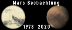 Marsbeobachtung seit 1978