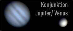 Jupiter Venus Konjunktion
