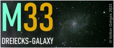 M33 Dreiecks-Galaxy