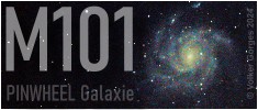 M101 Pinwheel Galaxie im Groen Bren