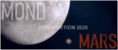 Mond, Mars Konjunktion 2025