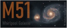 M51 Whirlpool Galaxie