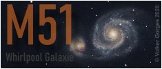 M51 Whirlpool Galaxie