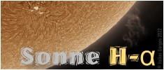 Sonne H-alpha 27. Juni 2026