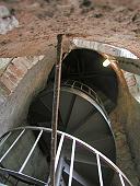 Blick von unten in den kleinen Turm