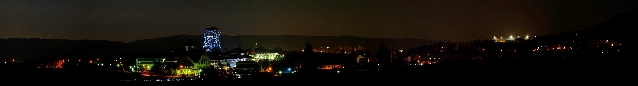 Nacht Panorama Sondershausen Petersen Schacht